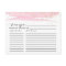 Watercolor Blush & Gold Bridal Shower Recipe Cards