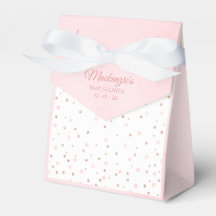Watercolor Blush Pink and Rose Gold Polka Dot Baby