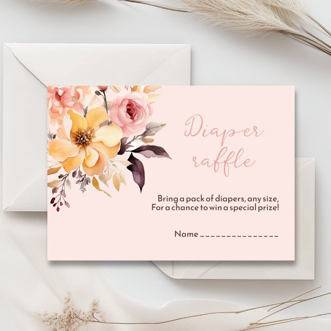 Watercolor blush pink girl baby shower invitation  (Blush pink and peach peonies watercolor girl baby shower invitation )