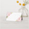 Watercolor Blush Pink Peonies Floral Place Cards