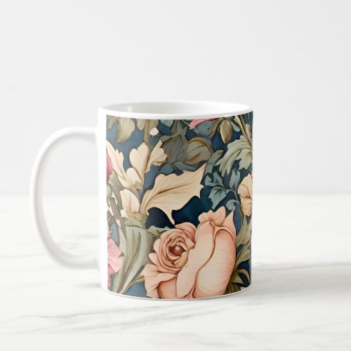 Watercolor Blush Pink Peony Coffee Mug
