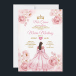 Watercolor Blush Pink Ribbon Bows Mis Quince Invitation<br><div class="desc">Elegant Pink Roses Gold Crown Butterfly Mis Quince Invitation
Mis Quince 15 Anos,  16th Birthday Butterfly.</div>