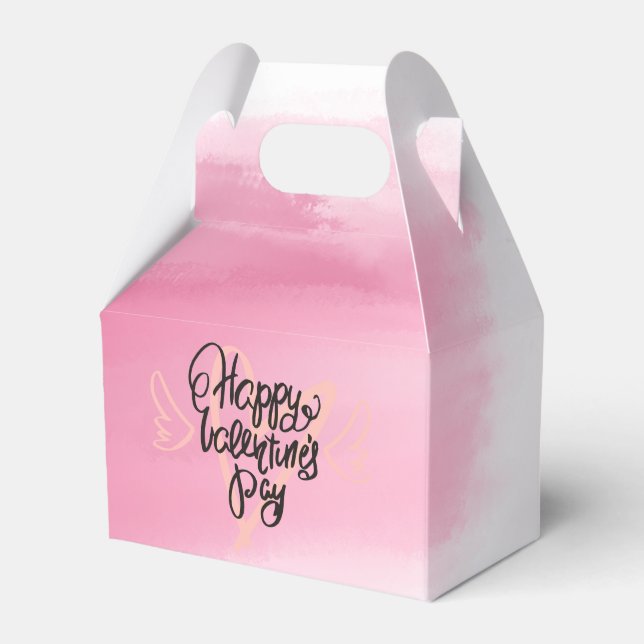 Watercolor Blush | Valentines Gift Box (Front Side)