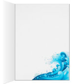 Watercolor Boat Ship Sail Summer Sea Ocean Life (Inside (Right))