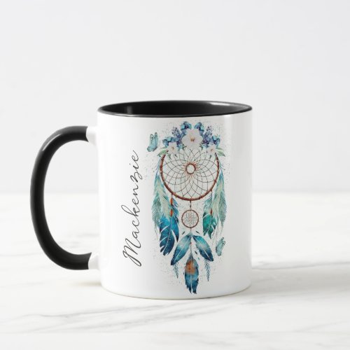 Watercolor Boho Dreamcatcher Mug