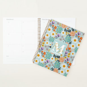 Watercolor Boho Floral Planner