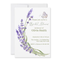 Watercolor Boho Lavender Bridal Shower