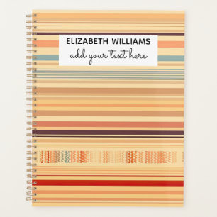 Watercolor Boho Rainbow Planner