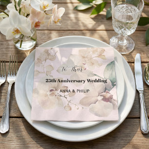 Watercolor boho succulent vintage floral Paper Dinner Napkins