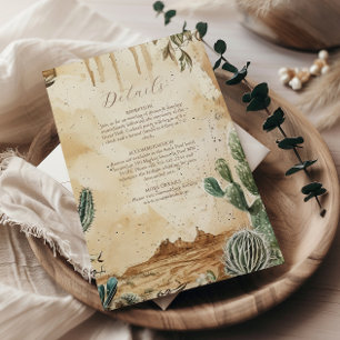 Watercolor Boho Western Enclosure Card