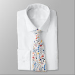 Watercolor Boho Wildflowers Neck Tie<br><div class="desc">Imagine entering a realm where nature's beauty is woven into fabric, each brushstroke reflecting the great outdoors. Envision yourself wearing the "Watercolor Boho Wildflowers" necktie, crafted for the modern man with a passion for adventure. Putting on this tie feels like stepping into a sunlit meadow, with flowers dancing in the...</div>