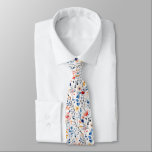 Watercolor Boho Wildflowers Neck Tie<br><div class="desc">Imagine entering a realm where nature's beauty is woven into fabric, each brushstroke reflecting the great outdoors. Envision yourself wearing the "Watercolor Boho Wildflowers" necktie, crafted for the modern man with a passion for adventure. Putting on this tie feels like stepping into a sunlit meadow, with flowers dancing in the...</div>