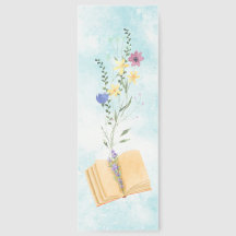 Watercolor bookmark design