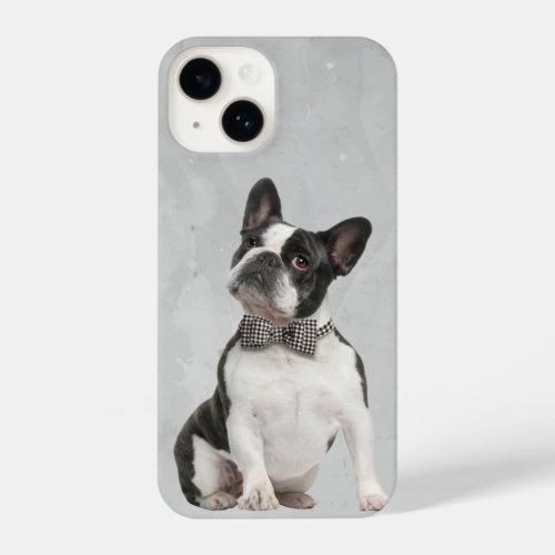 Watercolor Boston Terrier Dog Pet Animal Nature  iPhone 14 Case