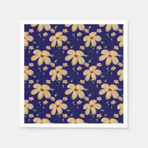 Watercolor Botanical Seamless Pattern Napkins
