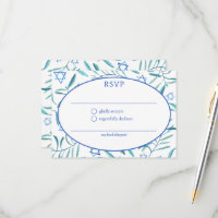 Watercolor Botanical Star David Bar Bat Mitzvah