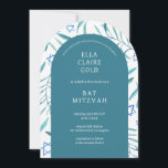 Watercolor Botanical Star of David Bar Bat Mitzvah Invitation<br><div class="desc">Perfect card to announce a bat mitzvah, bar mitzvah or other Jewish celebration! Hand made watercolor art for you on the front and back side! FULLY CUSTOMIZABLE! Click on “Personalize” above to edit the text. Click "edit using design tool" to adjust the fonts, colors and placements and to delete the...</div>