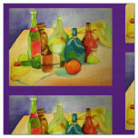 Watercolor Bottles Fabric
