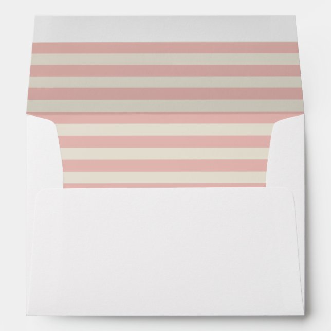 Watercolor bouquet, Bridal Shower Envelope (Back (Bottom))