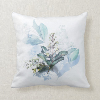 Watercolor Bouquet, Flowers Throw Pillow