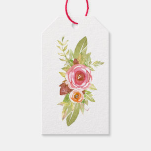 Watercolor Bouquet Gift Tags