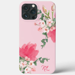 watercolor Bouquet in soft pink iPhone 13 Pro Max Case