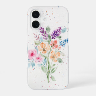 Watercolor bouquet phone case 