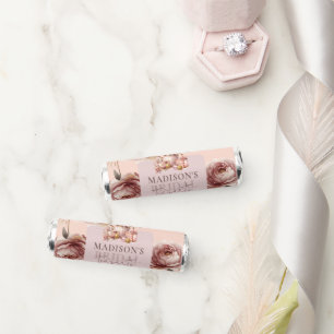 Watercolor Bridal Tea Shower Personalized Breath Savers® Mints