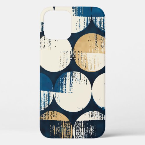 Watercolor Broken Dots Dyed Effect iPhone 12 Case