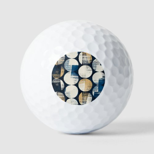 Watercolor Broken Dots Dyed Effect Golf Balls