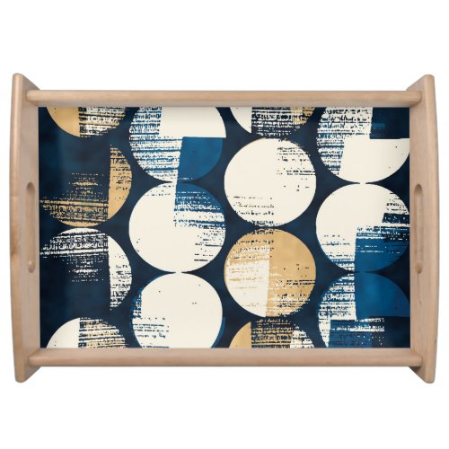 Watercolor Broken Dots Dyed Effect Serving Tray