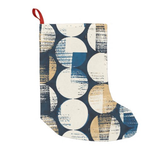 Watercolor Broken Dots Dyed Effect Small Christmas Stocking