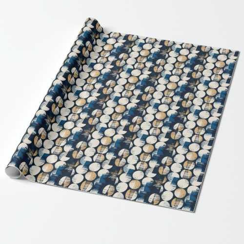 Watercolor Broken Dots Dyed Effect Wrapping Paper