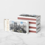 Watercolor Brooklyn Bridge Matchboxes Elegant NYC