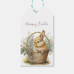 Watercolor Bunny Gift Tags