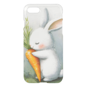 Watercolor Bunny Happy Harvest iPhone SE/8/7 Case