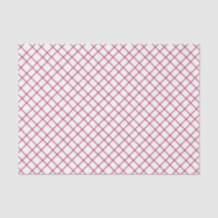 Watercolor Burgundy Christmas Plaid Tissue Paper