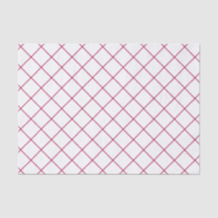 Watercolor Burgundy Christmas Plaid Tissue Paper