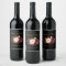 Watercolor Burgundy Floral Wedding Black Gold