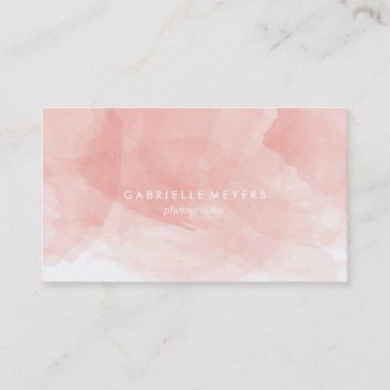 Watercolor Business Card by blush_printables at Zazzle