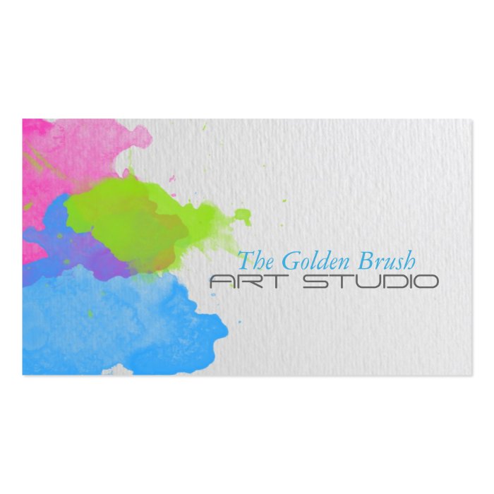 Watercolor Business Card Templates