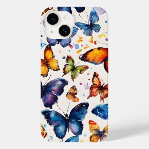 Watercolor Butterflies  Case_Mate iPhone 14 Case