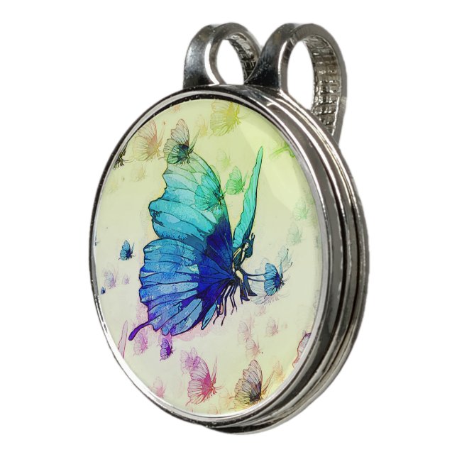Watercolor Butterflies Golf Clip (3/4)