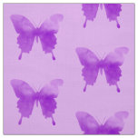 Watercolor Butterflies - Lavender and Violet Fabric