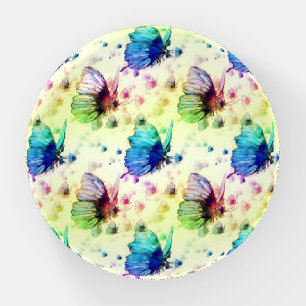 Watercolor Butterflies Paperweight