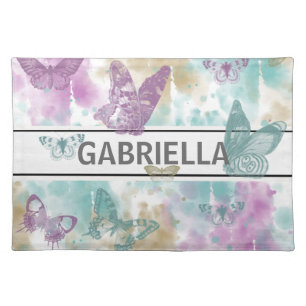 Watercolor Butterflies Placemat