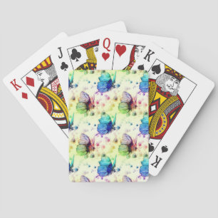 Watercolor Butterflies Playing Cards