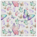 Watercolor Butterflies Seamless Pattern Fabric