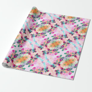 Watercolor Butterflies Wrapping Paper