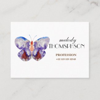 Watercolor Butterfly Art